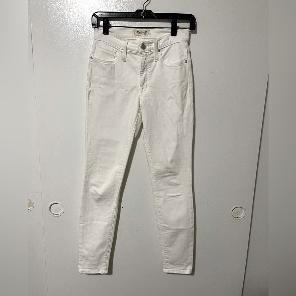 Madewell white jeans